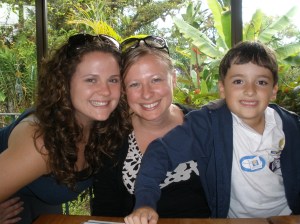 Us and Andres at the Cafe