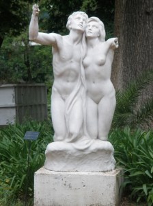 Sculpture at the Botanical Garden