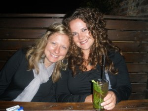 At the bar with a tasty mojito