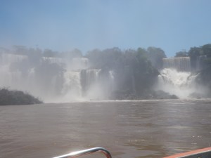 Falls from the boat